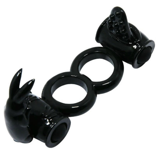 Baile Sweet Ring Double Ring With Double Rabbit - UABDSM