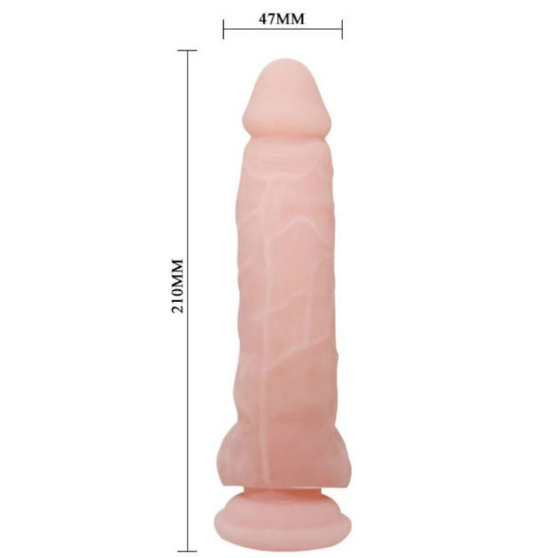 Baile Super Dildo Realistic Dildo Flesh 21.5 Cm - UABDSM