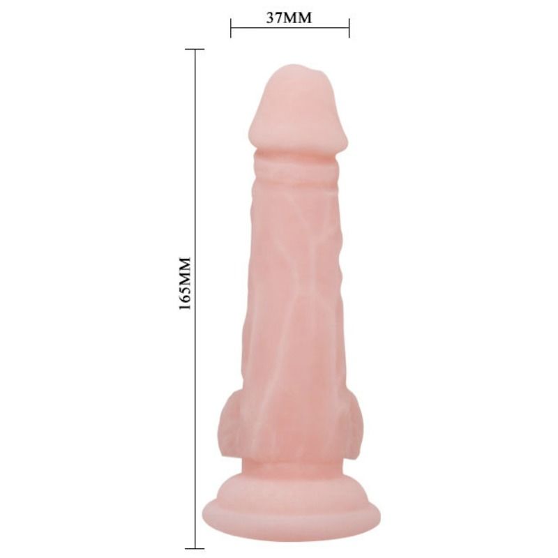 Baile Super Dildo Realistic Dildo Flesh 16.5 Cm - UABDSM