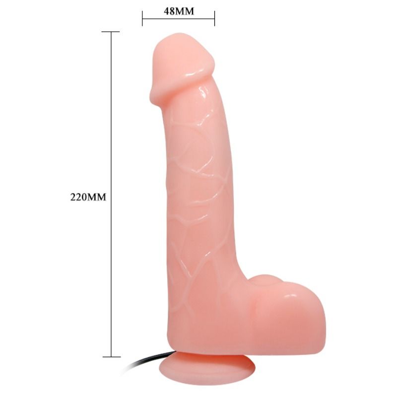 Barbara Realistic Vibrator Flesh 22 Cm - UABDSM