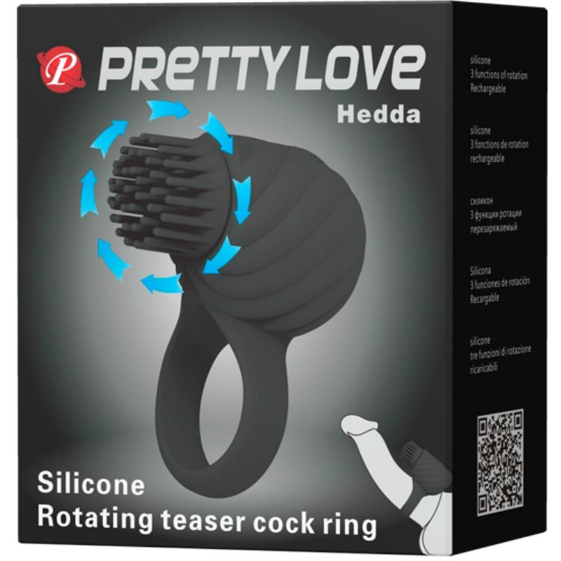 Pretty Love Hedda Rotating And Teaser Cock Ring - UABDSM