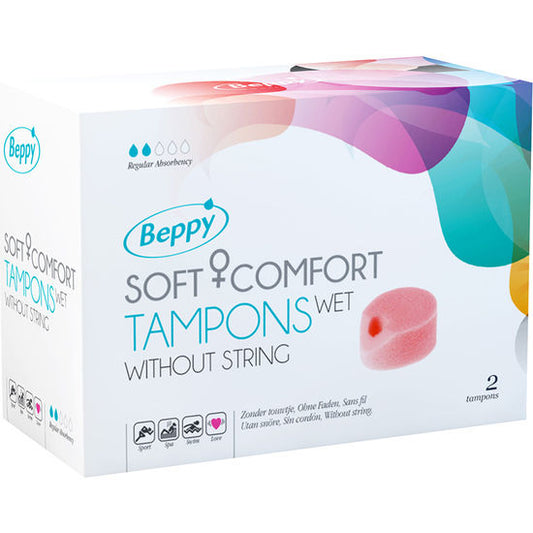Beppy Soft Comfort Tampons Wet 2units - UABDSM