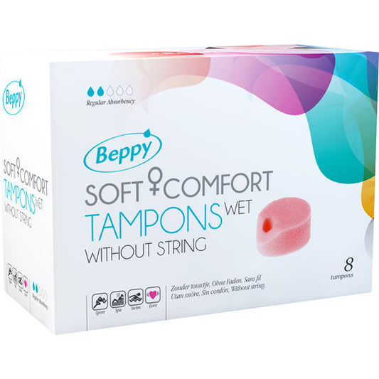 Beppy Soft Comfort Tampons Wet 8 Units - UABDSM
