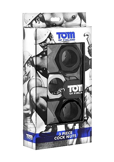 Tom Of Finland 3 Piece Cock Ring - UABDSM