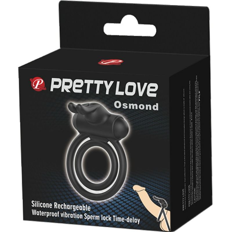 Pretty Love Osmond Silicone Vibrating Ring - UABDSM