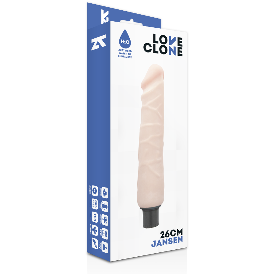 Loveclone Jansen  Self Lubrication Dong Flesh 26cm - UABDSM