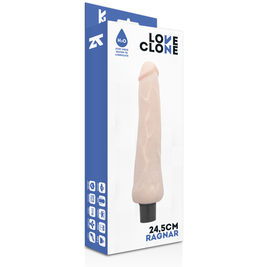 Loveclone Ragnar Self Lubrication Dong Flesh 24.5cm - UABDSM