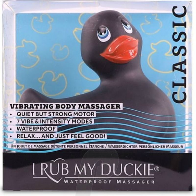 I Rub My Duckie Classic Vibrating Duck Black - UABDSM