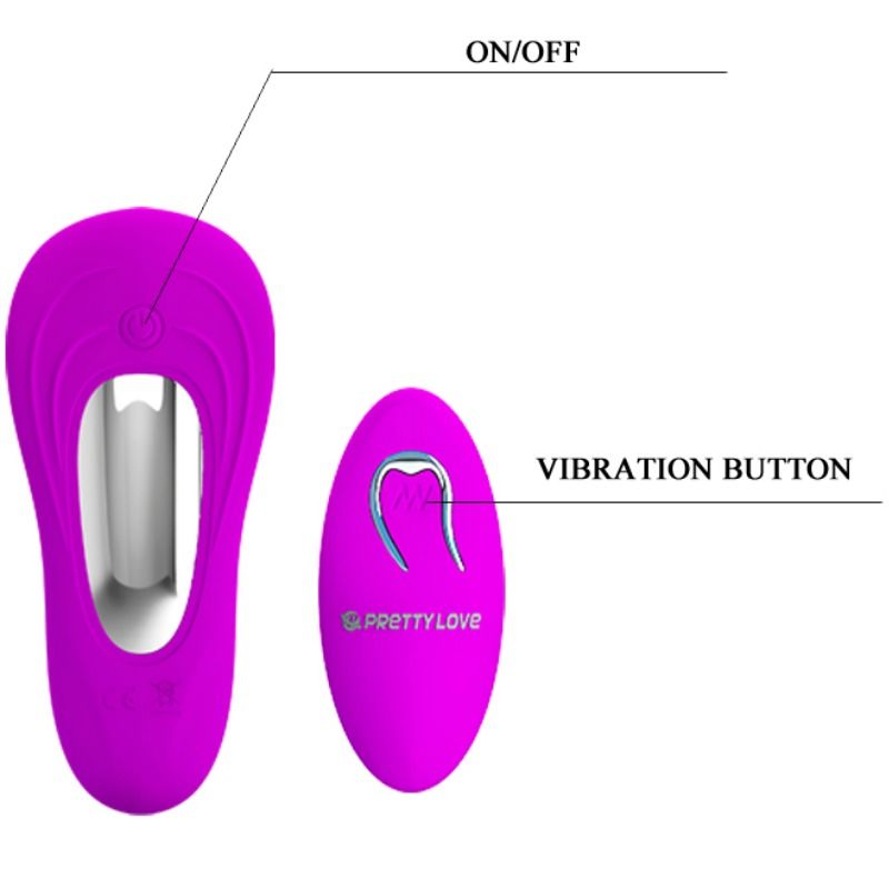 Pretty Love Vibrating Stimulator With Remote Control - UABDSM