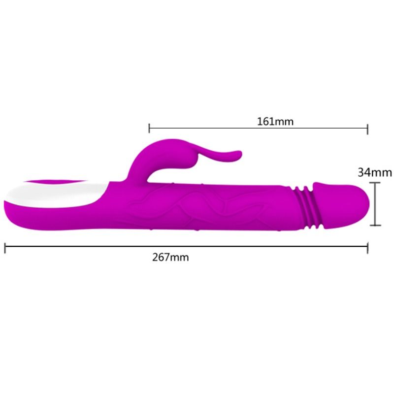 Pretty Love Adrian Vibrator Rotating Function And Up And Down - UABDSM