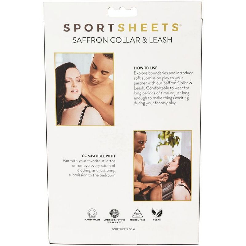 Sportsheets Saffron Collar And Leash - UABDSM