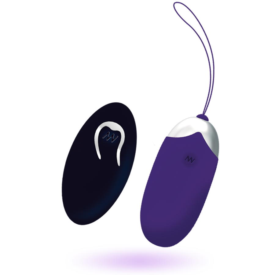Intense Flippy Ii  Vibrating Egg With Remote Control Purple - UABDSM