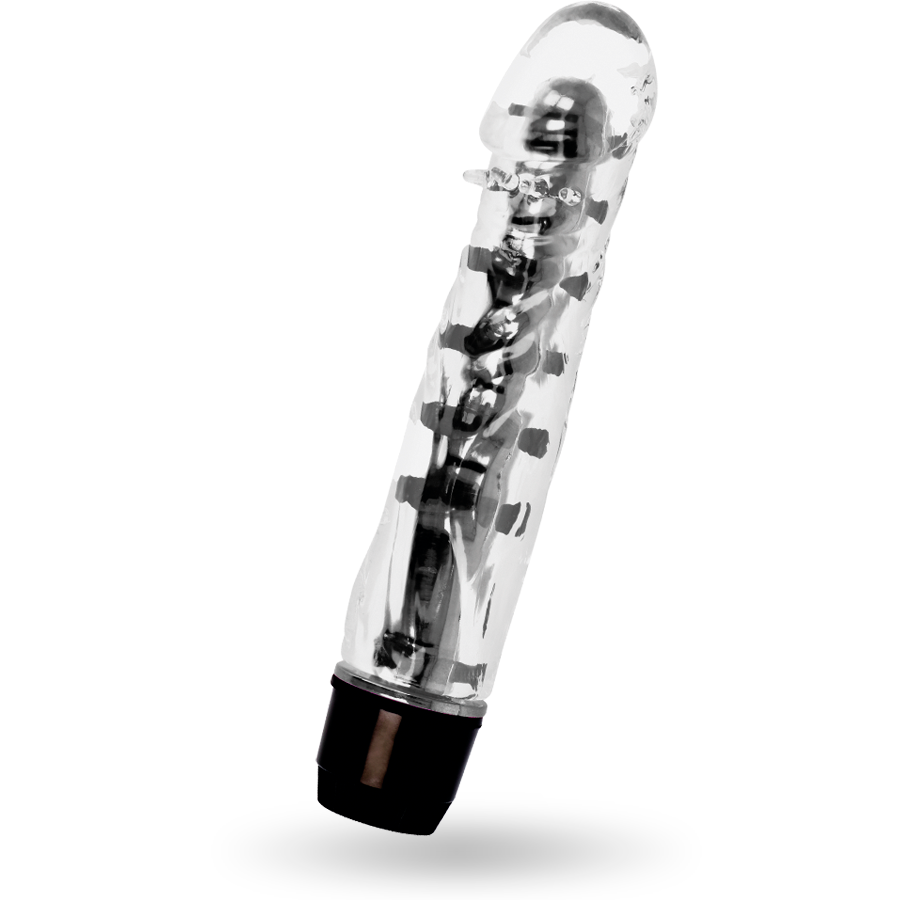 Glossy Lenny Vibrator Black - UABDSM