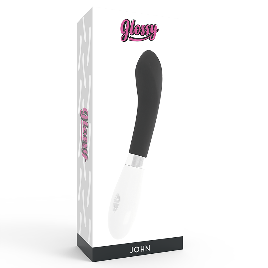 Glossy John Vibrator Black - UABDSM