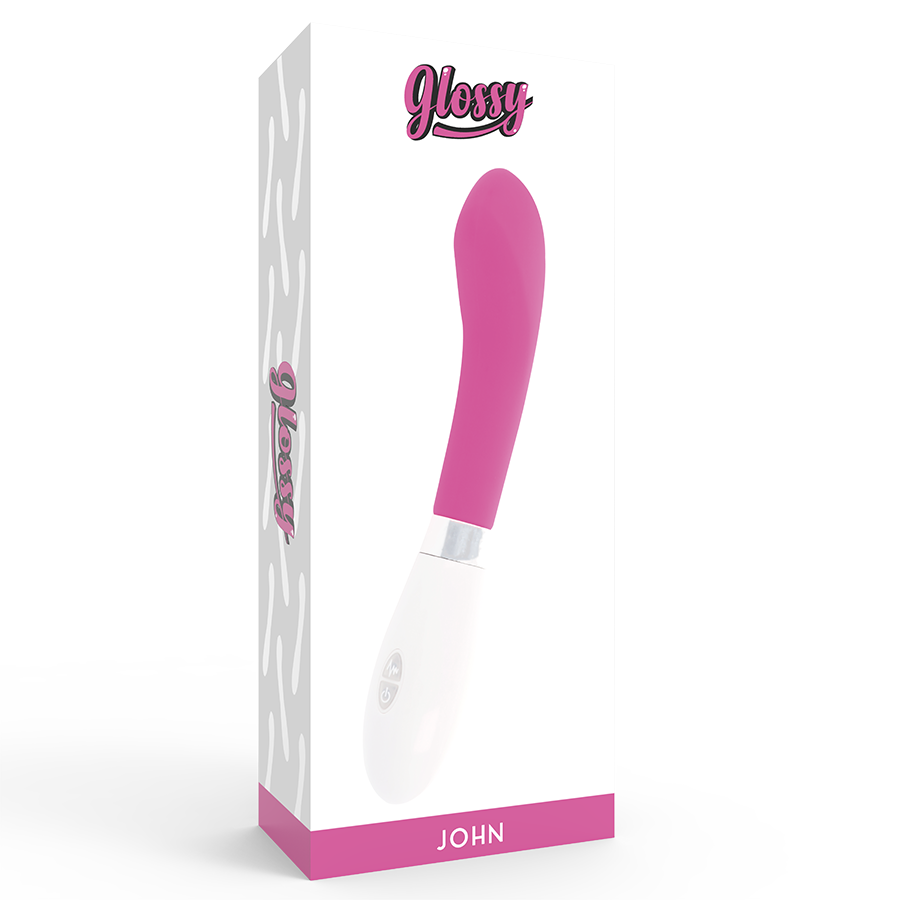 Glossy John Vibrator Pink - UABDSM