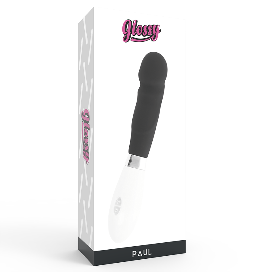 Glossy Paul Vibrator Black - UABDSM