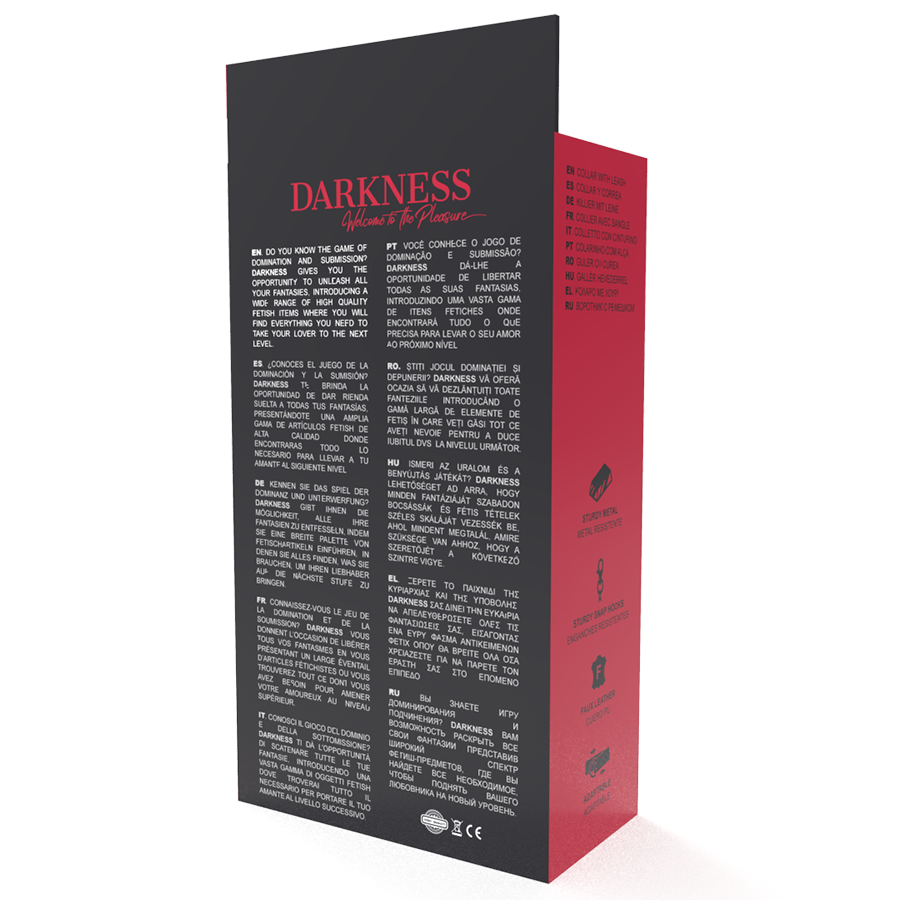 Darkness Padded Locking Posture Collar - UABDSM
