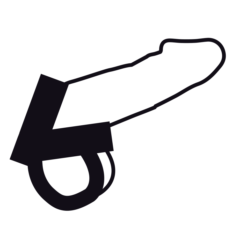 Darkness Leather C/b Strap H-piece Divide - UABDSM