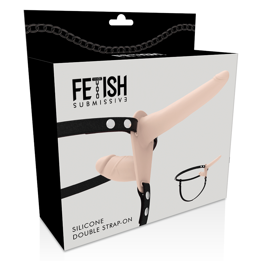 Fetish Submissive Double Penetrix Strap-on Flesh - UABDSM