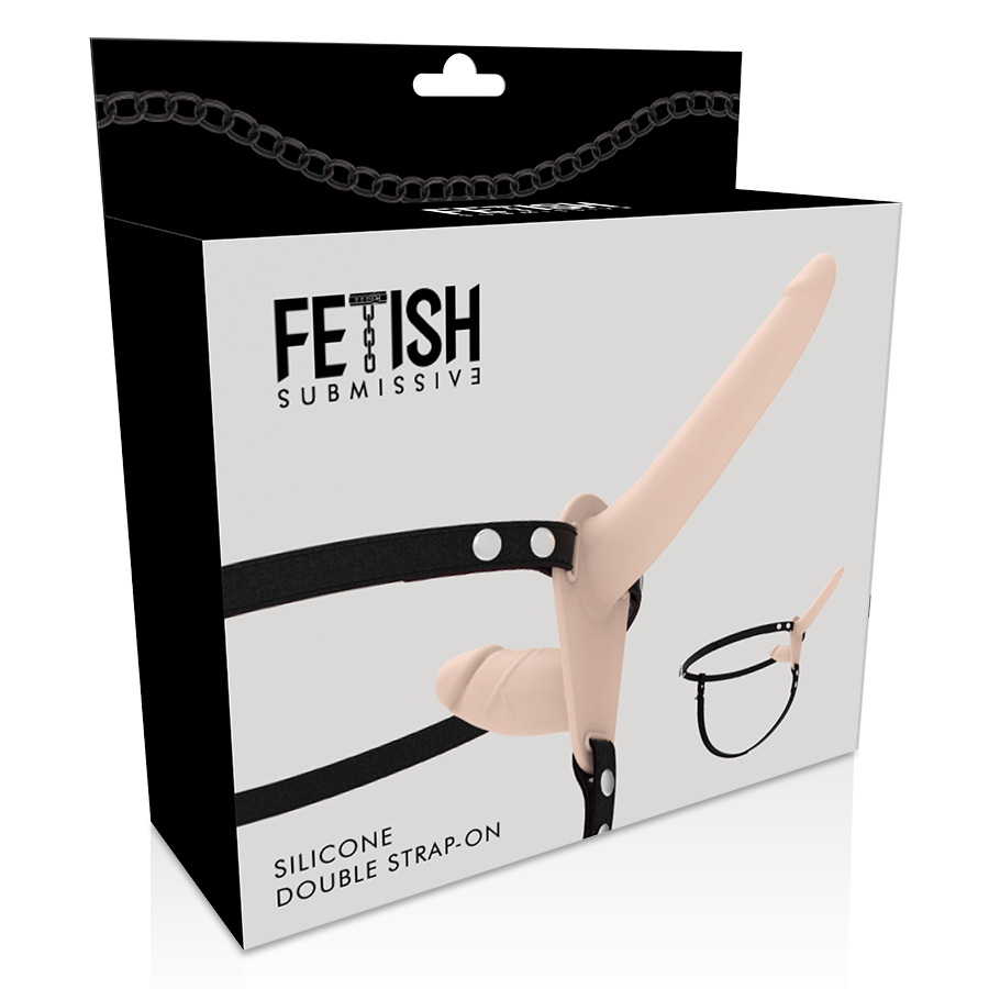 Fetish Submissive Double Penetrix Strap-on Flesh Up - UABDSM