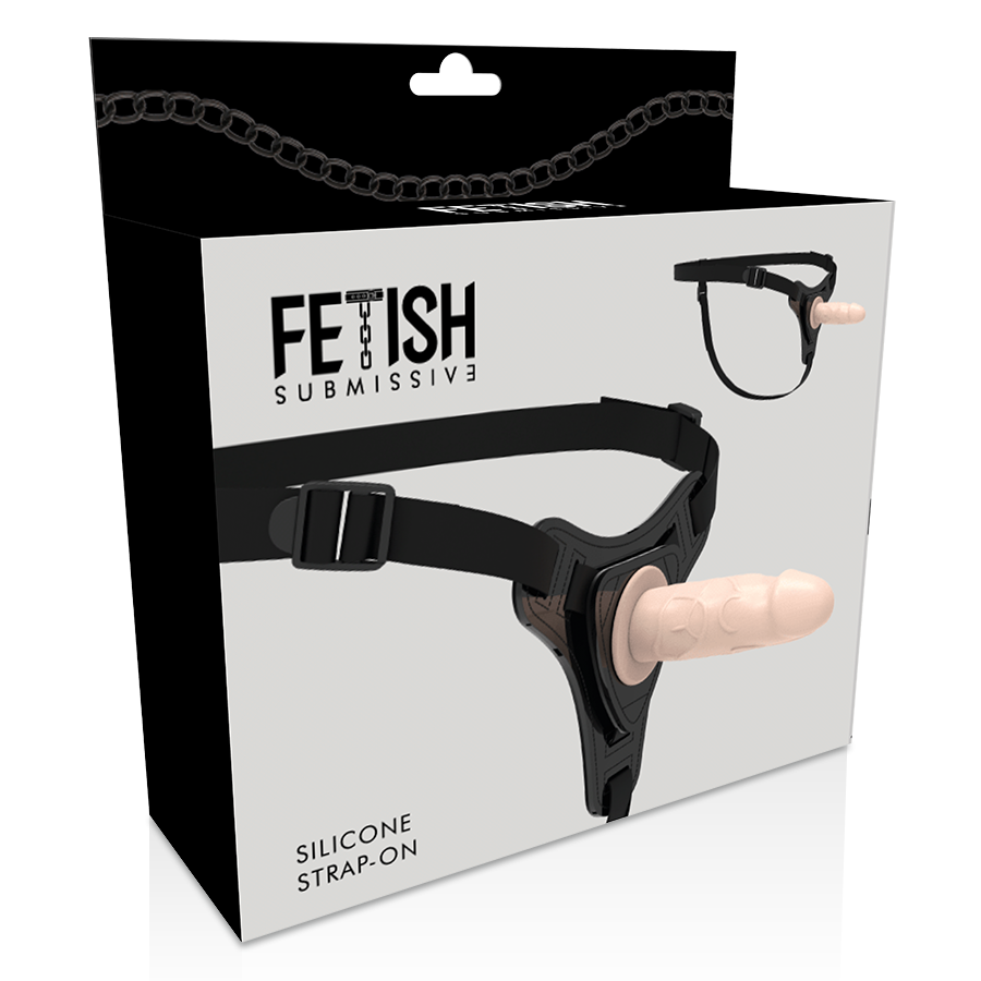 Fetish Submissive Silicone Strap-on Flesh 12.5cm Realistic - UABDSM