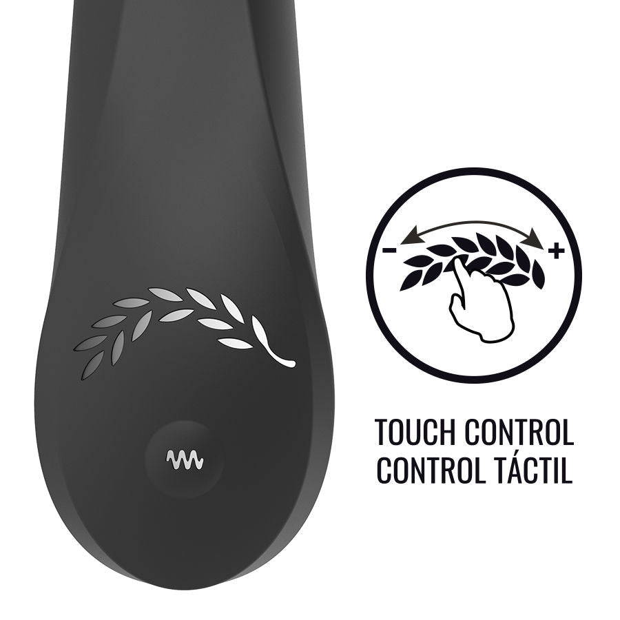Black & Silver Kean Vibrator Touch Control - UABDSM