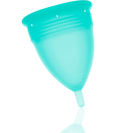 Stercup Menstrual Cup Size L Aquamarine Color Fda Silicone - UABDSM