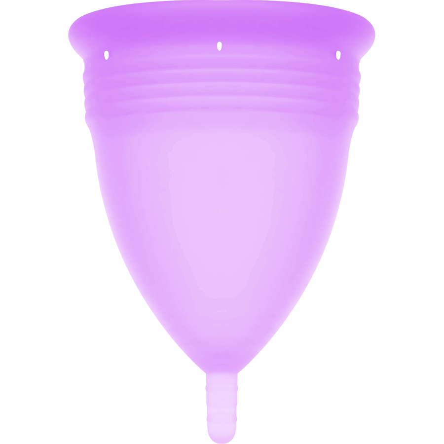 Stercup Menstrual Cup Size L Purple Color Fda Silicone - UABDSM