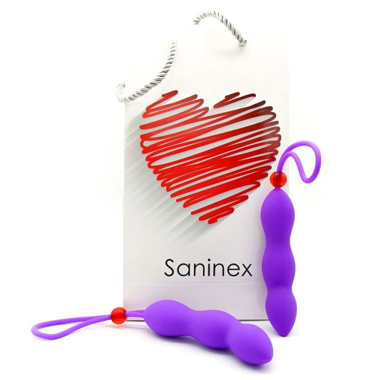 Saninex Climax Anal Plug With Lilac Penis Ring - UABDSM