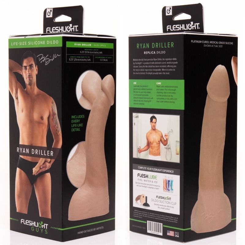 Fleshjack Ryan Driller Dildo 21 Cm - UABDSM