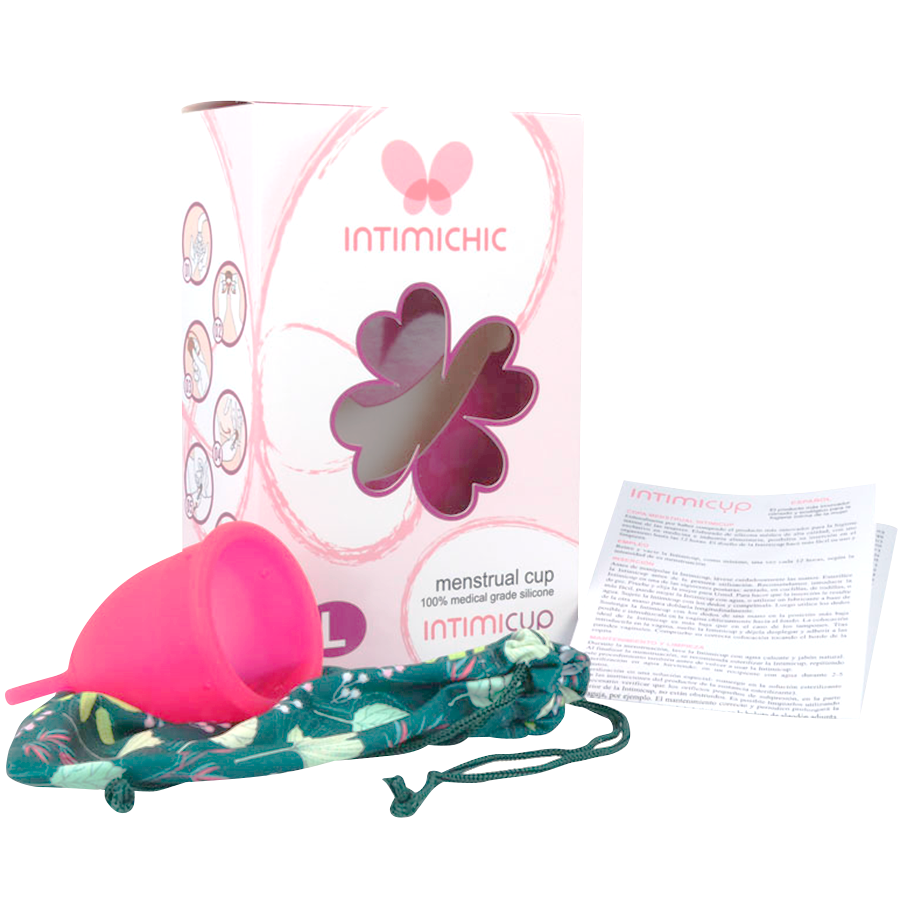 Intimichic Menstrual Cup Medical Grade Silicone Size L - UABDSM