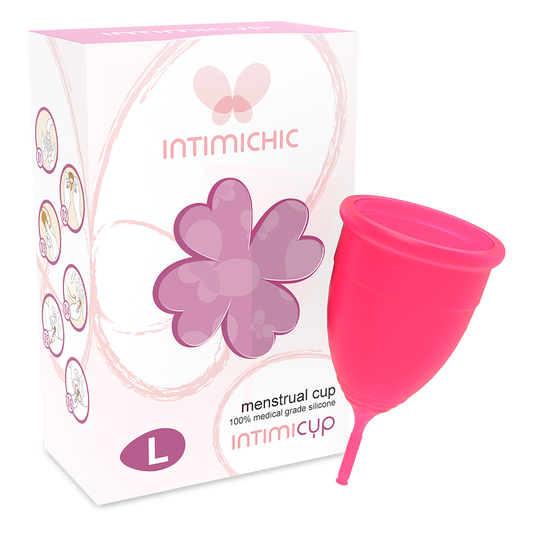 Intimichic Menstrual Cup Medical Grade Silicone Size L - UABDSM