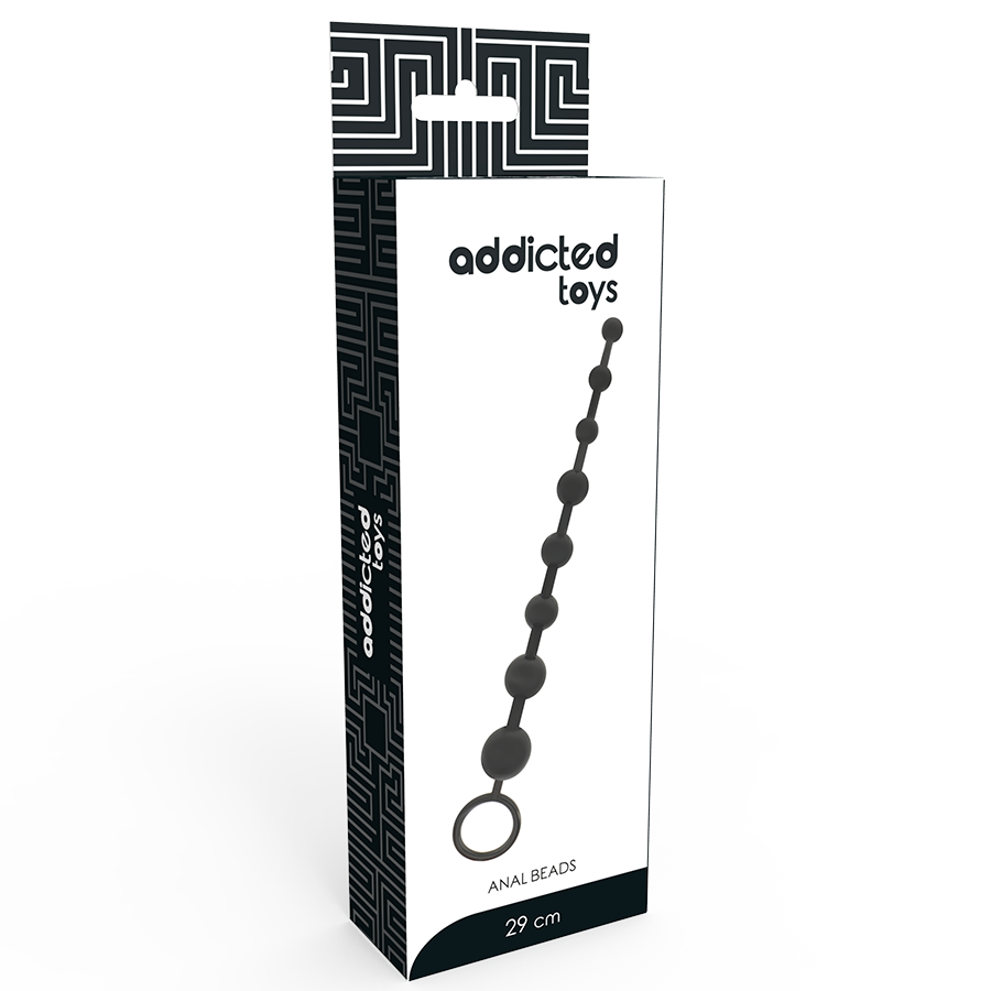 Addicted Toys Anal Beads 29cm Black - UABDSM