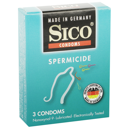 Sico Condoms Spermicide Condoms 3 Units - UABDSM