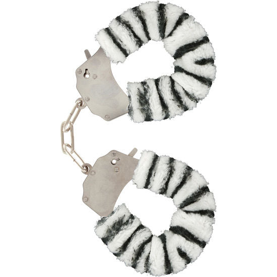 Furry Fun Cuffs Bondage Zebra - UABDSM