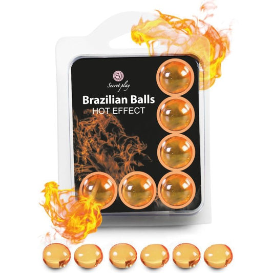 Secretplay Set 6 Brazilian Balls Heat Effect - UABDSM