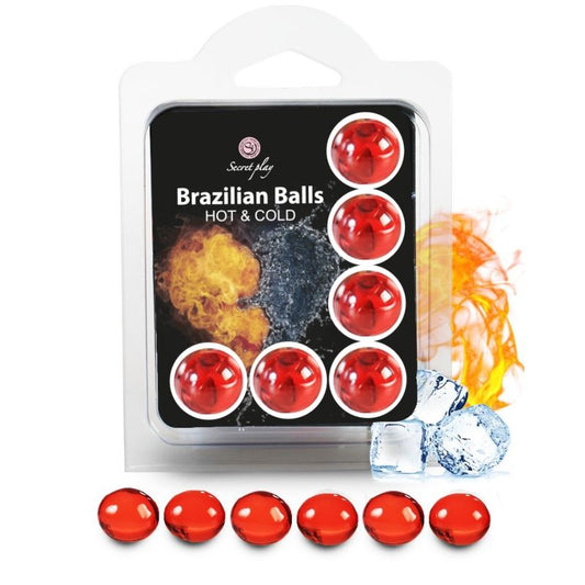 Secretplay Set 6 Brazilian Balls Hot And Cold Effect - UABDSM