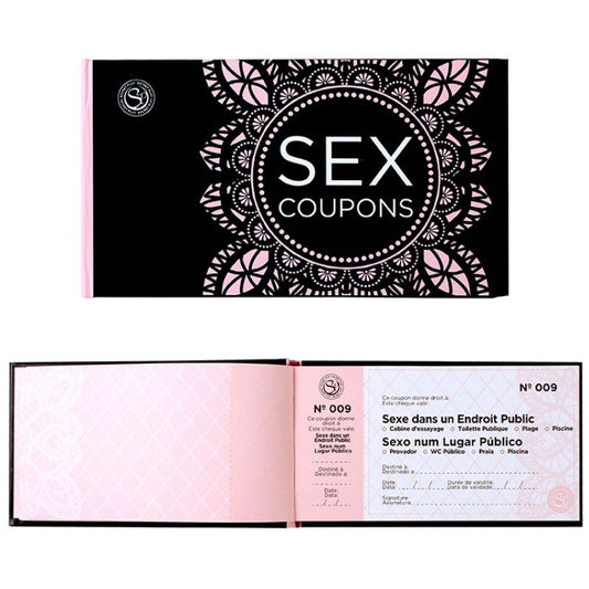 Secretplay Sex Coupons Sensual Exchange Vouchers (fr / Pt) - UABDSM