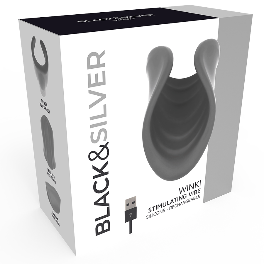 Black&silver  Winki Masturbator - UABDSM