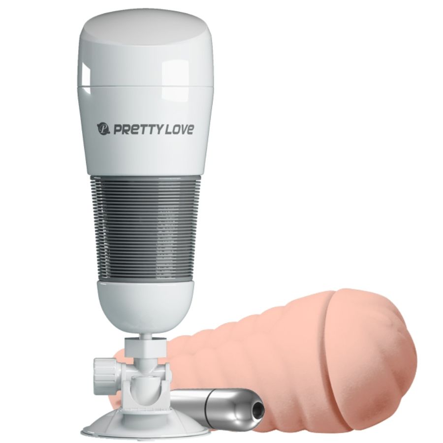 Pretty Love Hedy Vibrating White Masturbator Vagina - UABDSM