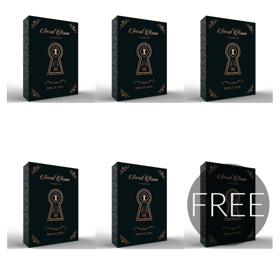 Secret Room Pleasure Kit Bronze Level 1 Pack 5+1 Free - UABDSM