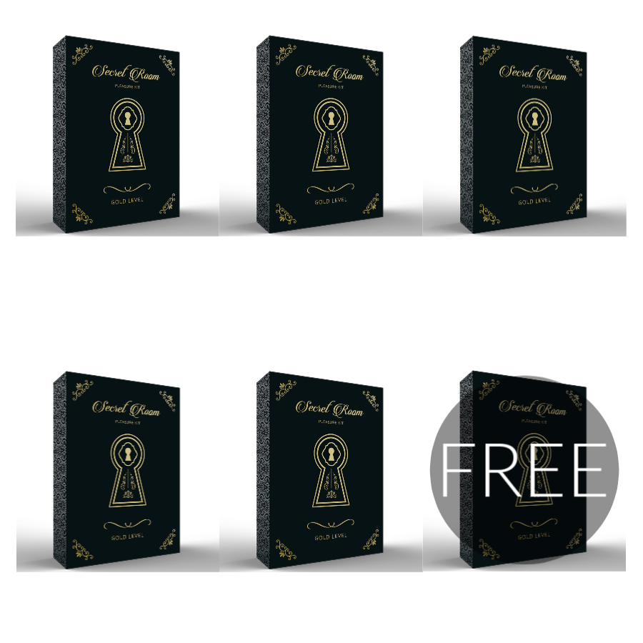 Secret Room Pleasure Kit Gold Level 1 Pack 5+1 Free - UABDSM