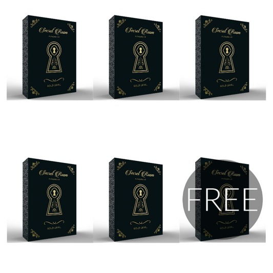 Secret Room Pleasure Kit Gold Level 2 Pack 5+1 Free - UABDSM