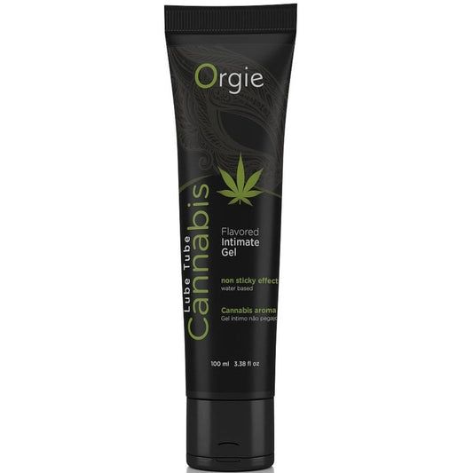 Orgie Lube Tube Cannabis Flavored Intimate Gel 100 Ml - UABDSM