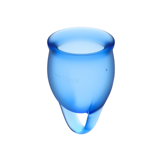 Satisfyer Feel Confident Menstrual Cup Dark Blue  15+20ml - UABDSM