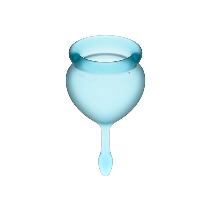 Satisfyer Feel Good Menstrual Cup Light Blue  15+20ml - UABDSM