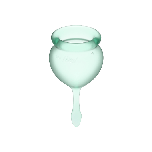 Satisfyer Feel Good Menstrual Cup Light Green  15+20ml - UABDSM