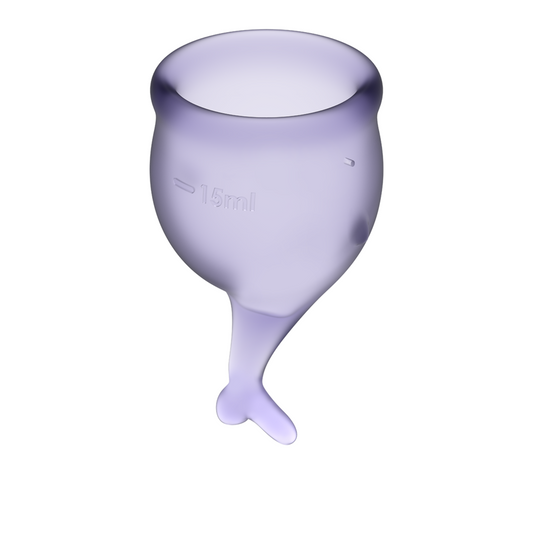 Satisfyer Feel Secure Menstrual Cup Purple 15+20ml - UABDSM
