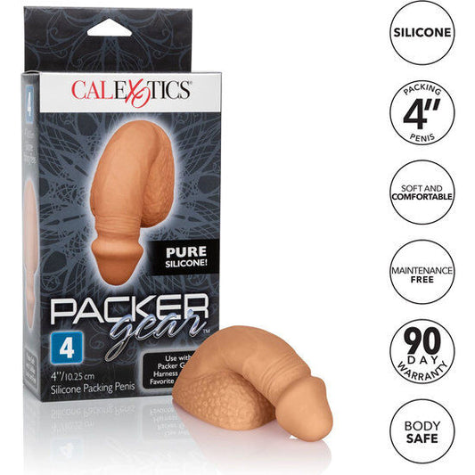 Calex Silicone Packing Penis 10.25cm Caramel - UABDSM