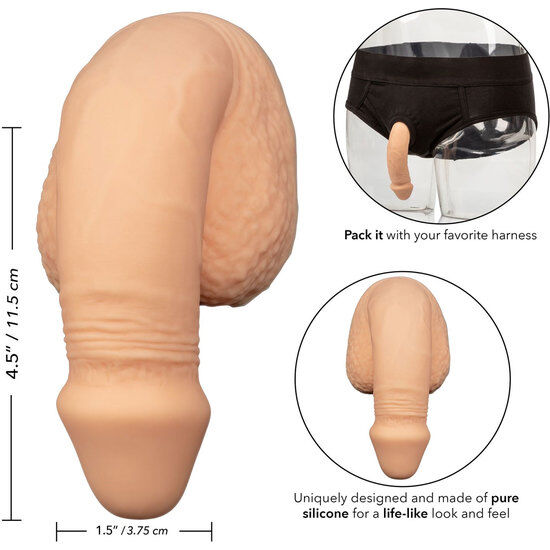 Calex Silicone Packing Penis 12.75cm Flesh - UABDSM